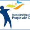 omino stilizzato con la scritta giornata internazionale delle persone con disabilità picture